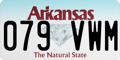 AR license plate 079VWM