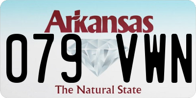 AR license plate 079VWN