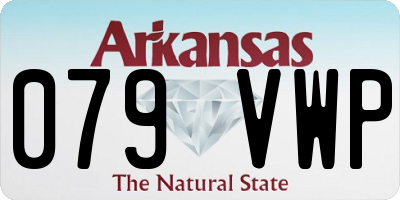 AR license plate 079VWP