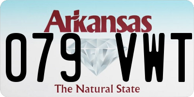 AR license plate 079VWT