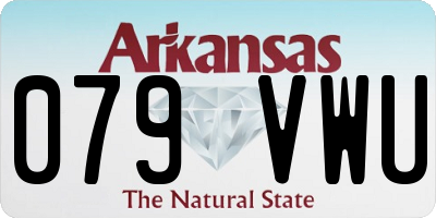 AR license plate 079VWU