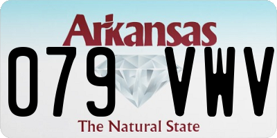 AR license plate 079VWV