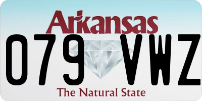 AR license plate 079VWZ