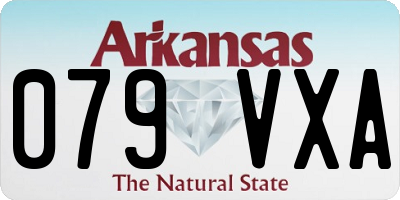 AR license plate 079VXA