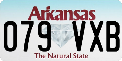 AR license plate 079VXB