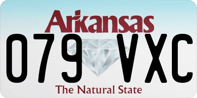 AR license plate 079VXC