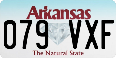 AR license plate 079VXF