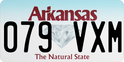 AR license plate 079VXM
