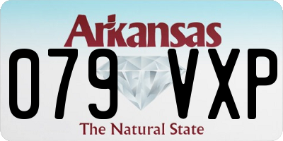 AR license plate 079VXP