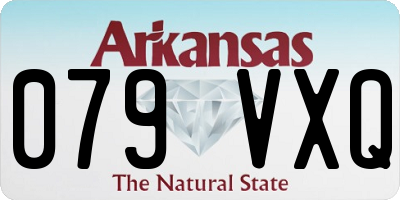 AR license plate 079VXQ