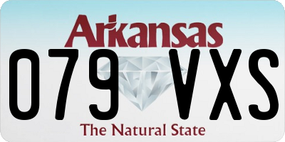 AR license plate 079VXS