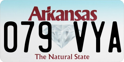 AR license plate 079VYA