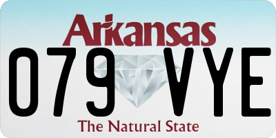 AR license plate 079VYE