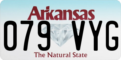 AR license plate 079VYG