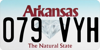 AR license plate 079VYH