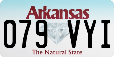 AR license plate 079VYI