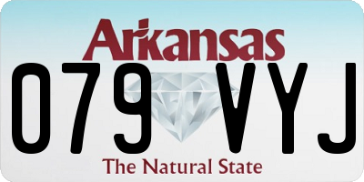 AR license plate 079VYJ
