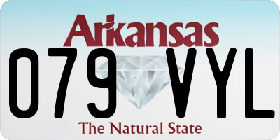 AR license plate 079VYL