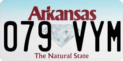 AR license plate 079VYM