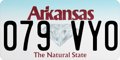 AR license plate 079VYO