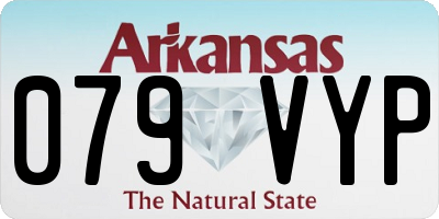 AR license plate 079VYP