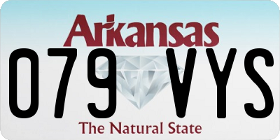 AR license plate 079VYS