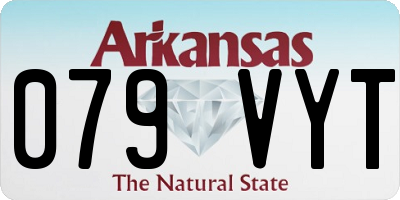 AR license plate 079VYT