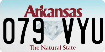 AR license plate 079VYU