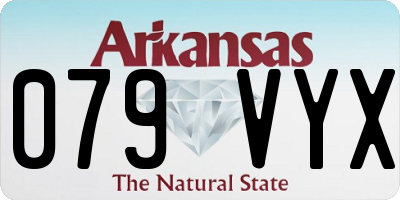 AR license plate 079VYX