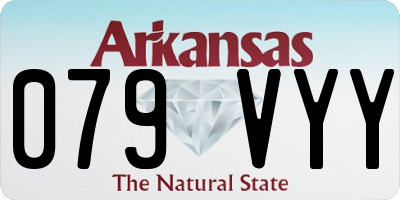 AR license plate 079VYY