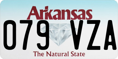 AR license plate 079VZA