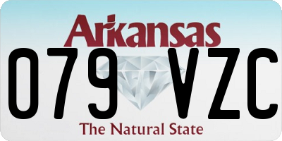 AR license plate 079VZC