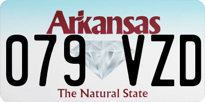 AR license plate 079VZD