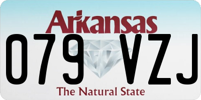 AR license plate 079VZJ