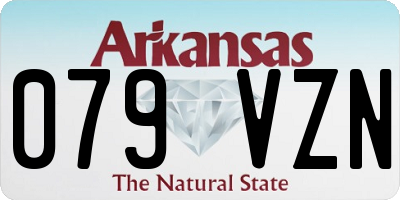 AR license plate 079VZN