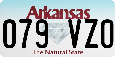 AR license plate 079VZO