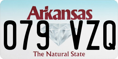 AR license plate 079VZQ