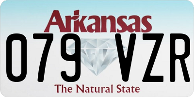 AR license plate 079VZR