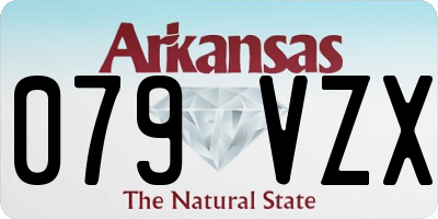AR license plate 079VZX