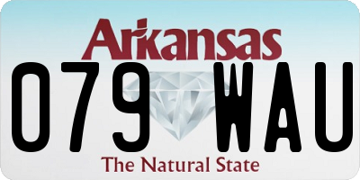 AR license plate 079WAU