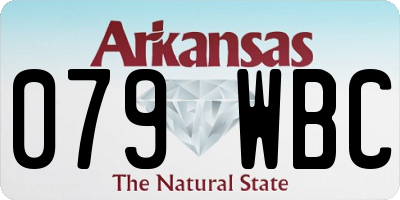 AR license plate 079WBC