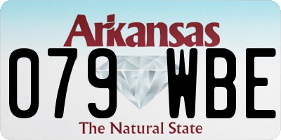 AR license plate 079WBE