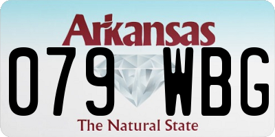 AR license plate 079WBG