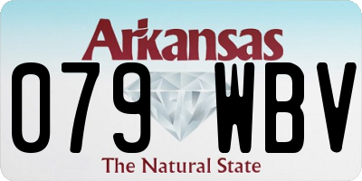 AR license plate 079WBV