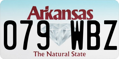 AR license plate 079WBZ