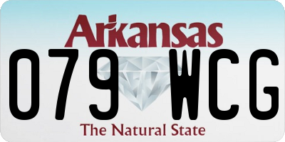 AR license plate 079WCG