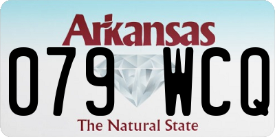 AR license plate 079WCQ