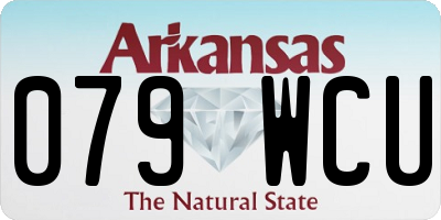 AR license plate 079WCU