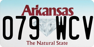 AR license plate 079WCV