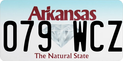 AR license plate 079WCZ
